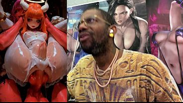 Petite Short Stack Ginger Angel Transgender Girl Getting Ass Fucked By Demon Cock, AI Generated