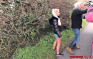 Erocom, old guy picked up young blonde off street for