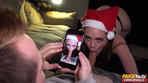 New Year's party quickly turned into a sex show of two perverted teens