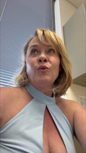 Shopping Adventure: Braless and Free at the Doctor's Office!