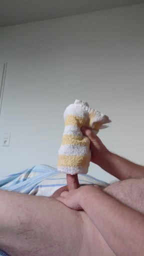 Small Cock Having Fun with the Towel