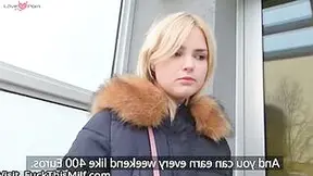 Seduced With Big Money, A Shy Pretty Blonde Cutie Pleases A Fake Casting Agent Like A - Pretty Shy