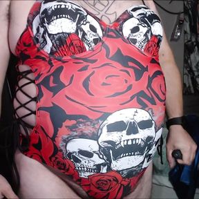 Gothic Swimsuit Inflation 1