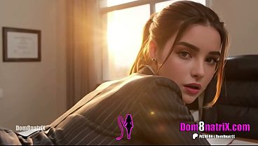 Busty girlfriend gives a deepthroat blowjob