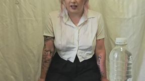 Interview Gone Wrong Pieing Sploshing WAM Real Blowjob