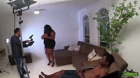 a bbw com os maiores seios naturais do brasil por tras das cameras - fernanda freire - joao o safado - higor negrao - binho ted