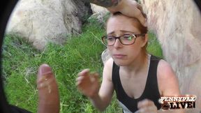 penny pax deepthroats alex legend until his load fills her mouth!