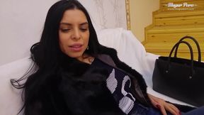 Russian chick blows and rides dick