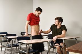Classroom anal sex makes hot students enjoy the best outcome