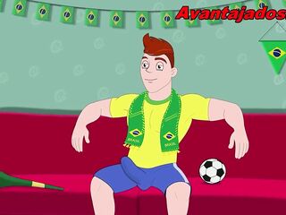 Gay orgy at the World Cup with players.