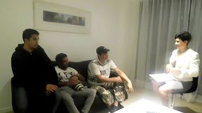 ninfomana y sus dos maridos arman t5erapia de grupo para enfiestarse a un paciente