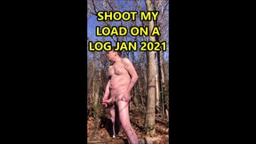 Shoot My Load on to a Log in Public