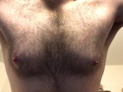 POV Hairy Chest Worship & Gay JOI
