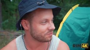 RIM4K. Swap wives, mutual rimming and anal fuck in the forest