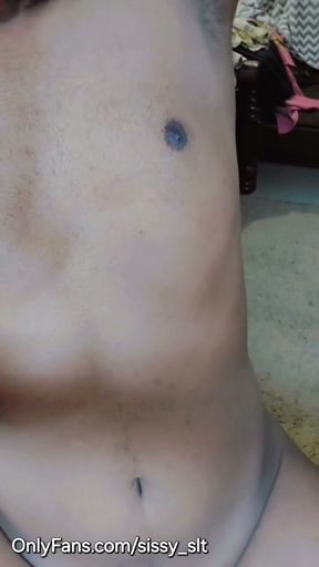 Slim sissy ladyboy with tiny limp penis compilation   Clip 3