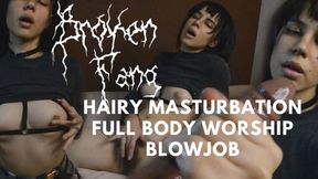 Full Body Worship JOI POV: Lick from My Face to Feet While I Stroke Your Cock with Hairy Tease copy