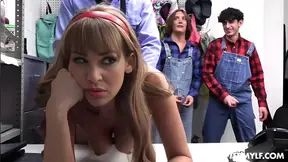 Cowgirl Milf Gets Banged By Guards With Jordan Maxx