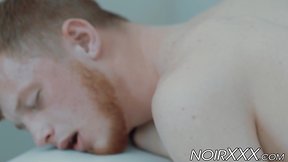 Zach covington gets cutely rimmed and anally banged by monster bbc
