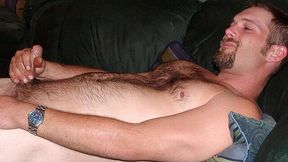 Dale the hairy hottie is jerking his dick off