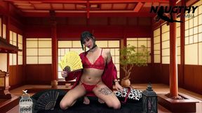 beautiful latin geisha enjoying her beautiful pussy