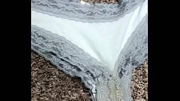 Sexy  panties out of overnight b.. Blue were dirty and white were clean