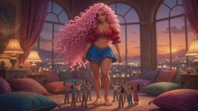 Giantess Stories #2: A Sensual Shrinking Party