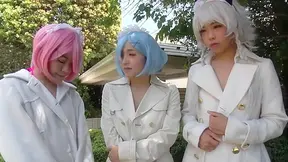 Curvy Japanese Milf Teen Cosplay Threesome – Lesbian Lust Unleashed