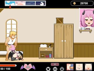 Comics Game - Handyman Fantary - Fucking the Succubus and Bar Waitress H Scenes