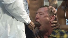 Gangbang for anal sub Pierce Paris... he gets hate-fucked SILLY