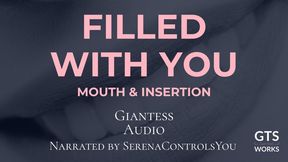 Filled With You… Giantess POV… Micro Male Strapped to Dildo… Oral Tease to Deep Insertion by GTS Works