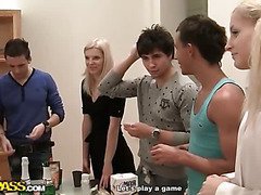 Horny students have wild sex at party