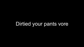 Macrophilia - roommate dirties his pants humiliation vore