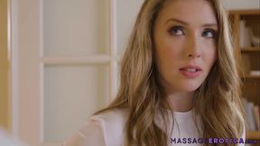 MassageErotica.com - Lena Paul gets fucked after a passionate massage encounter