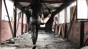 XL chick gets pounded in love swing by her dominating mistress