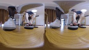 360VR LELE Tony Smelly flip-flops Smelly shoes smelly socks show trample