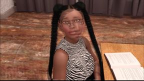 Baking with Chocolate 5 Ive Gave Ladesha a Good Spanking on Her Bare Skin