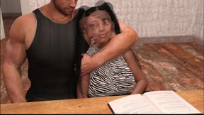 Baking with Chocolate 5 Ive Gave Ladesha a Good Spanking on Her Bare Skin