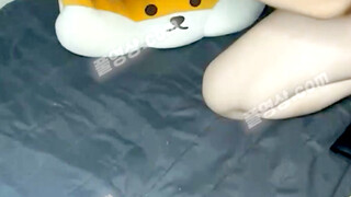 Live Telecast - Korean Bar Vixen Strips & Drinks While Playing With Herself