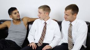 Three-way fuck sesh with Elder Stewart and Elder Berry