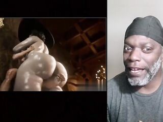 Lady dimitrescu give Jill a priceless haunch job