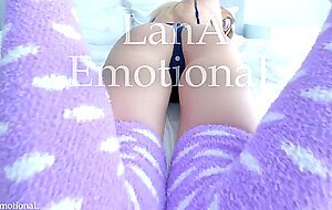 Lana emotional, sexy blonde fantasy become to real, wants to try 2 thick dicks in both holes