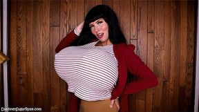 * 854x480p * Big Fake HUGE Tits Inflation Breast Expansion Hose Filling Fantasy With Daphney Rose -mP4
