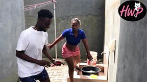 HORNY GIRL RUNNING AFTER HER NEIGBOR'S BIG COCK. ENJOY ON 4K