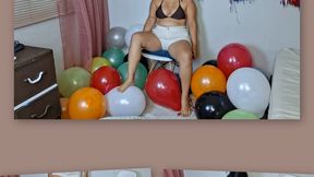 12-inch sit-to-pop balloon feet
