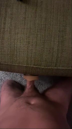 Fucking the Hot Toy in Between Cushions, Feels Like Real Wet Pussy