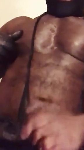 Part 1: Black Masked Muscle Porn Verbal Edging Session