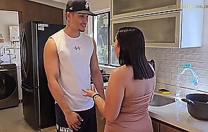 bbw mother-in-law  with her 's boyfriend behind her back - emilyfox & millan
