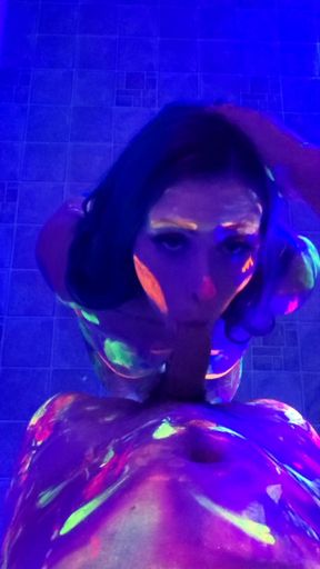 Blacklight Blowjob