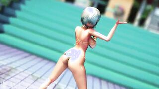 【MMD R-eighteen SEX DANCE】HOT BUTT INSIDE THE POOL YUMMY BOOTY SWEET SATISFACTION ホットお尻 [MMD]