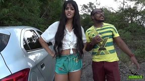 o negao pegou a gostosa no meio da rua - shayenne samara - nego catra